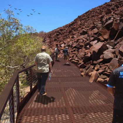 Boardwalk set to improve viewing of Murujuga rock art