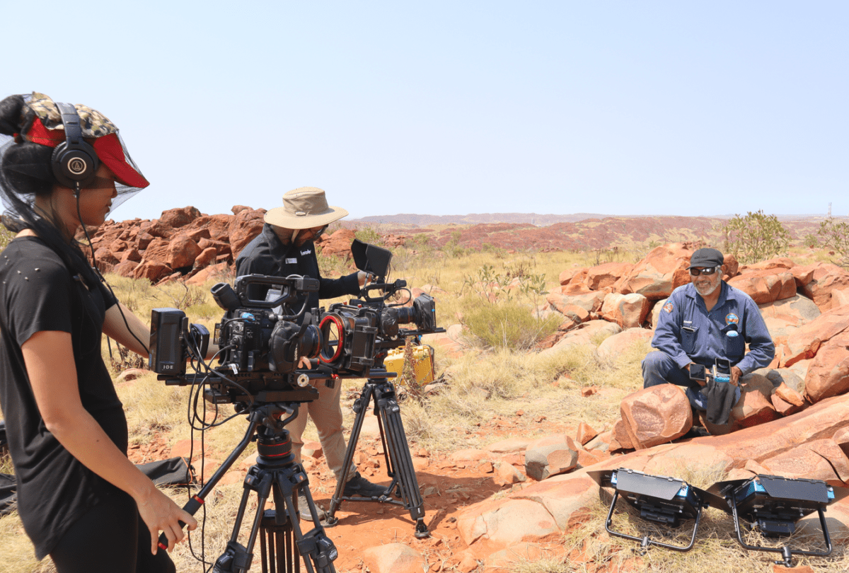 Rangers help create rock art monitoring qualifications